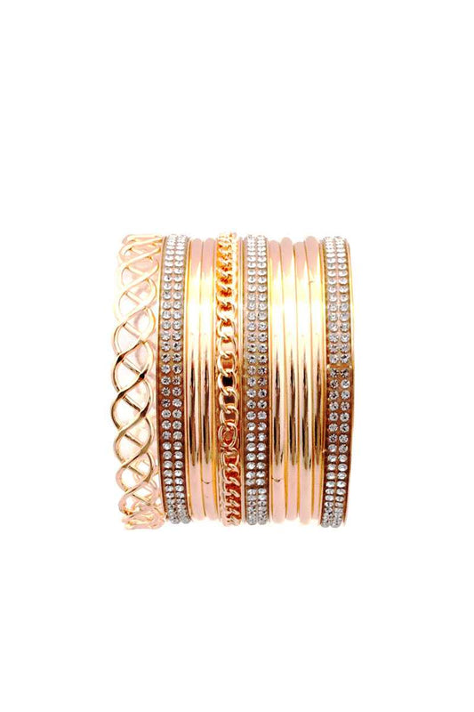 Metal Multi Bangle Bracelet