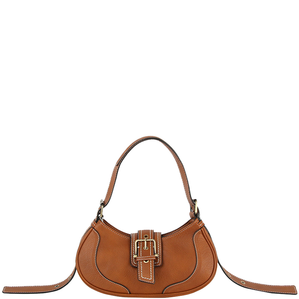 Chic Buckle Design Shoulder Crossbody Bag